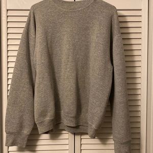 Grey Gildan crew neck